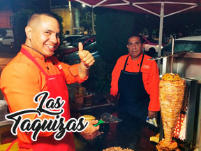 Trompos de tacos al pastor para fiestas cdmx