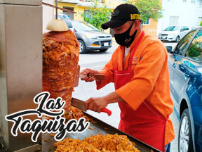 Trompos de tacos al pastor para fiestas cdmx
